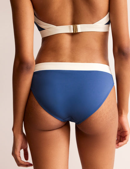 Ithaca Panel Bikini Bottoms-Globe/ Ivory Colourblock