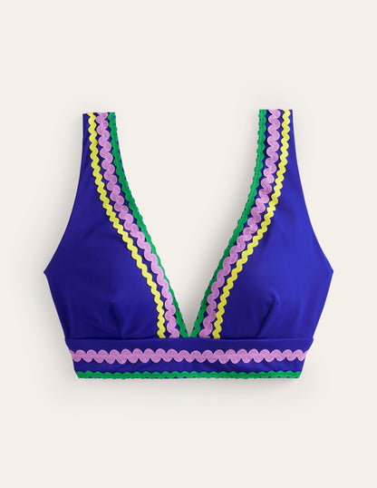 Rik Rak Bikini Top-Surf the Web Blue-5