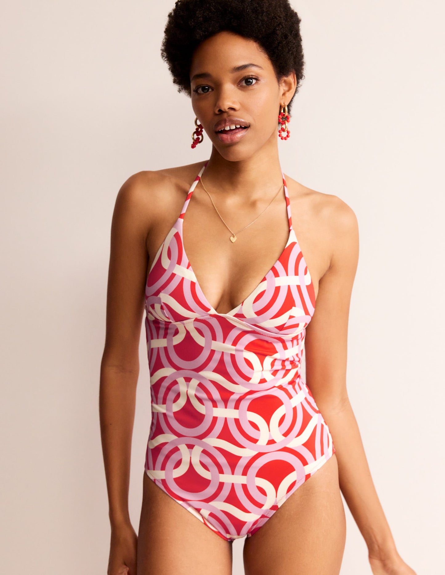 Symi String Swimsuit-Fiesta, Geo Whirl