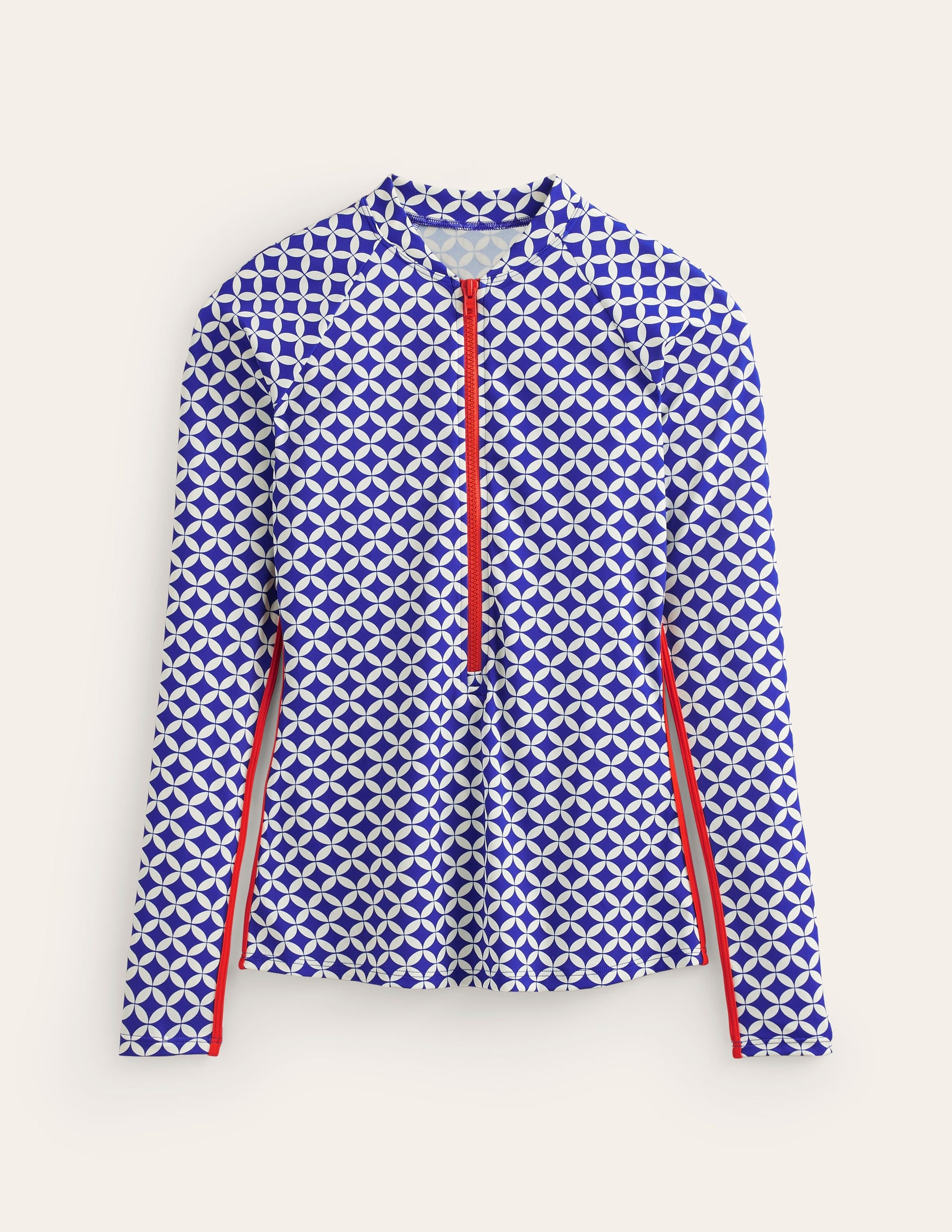 Piped Raglan Rash Vest-Surf The Web, Diamond Terrace-5