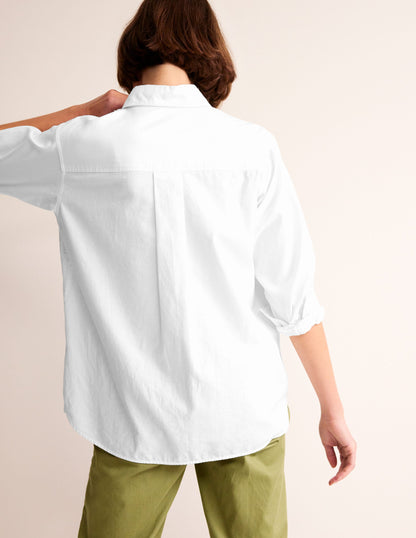 Connie Cotton Shirt-White