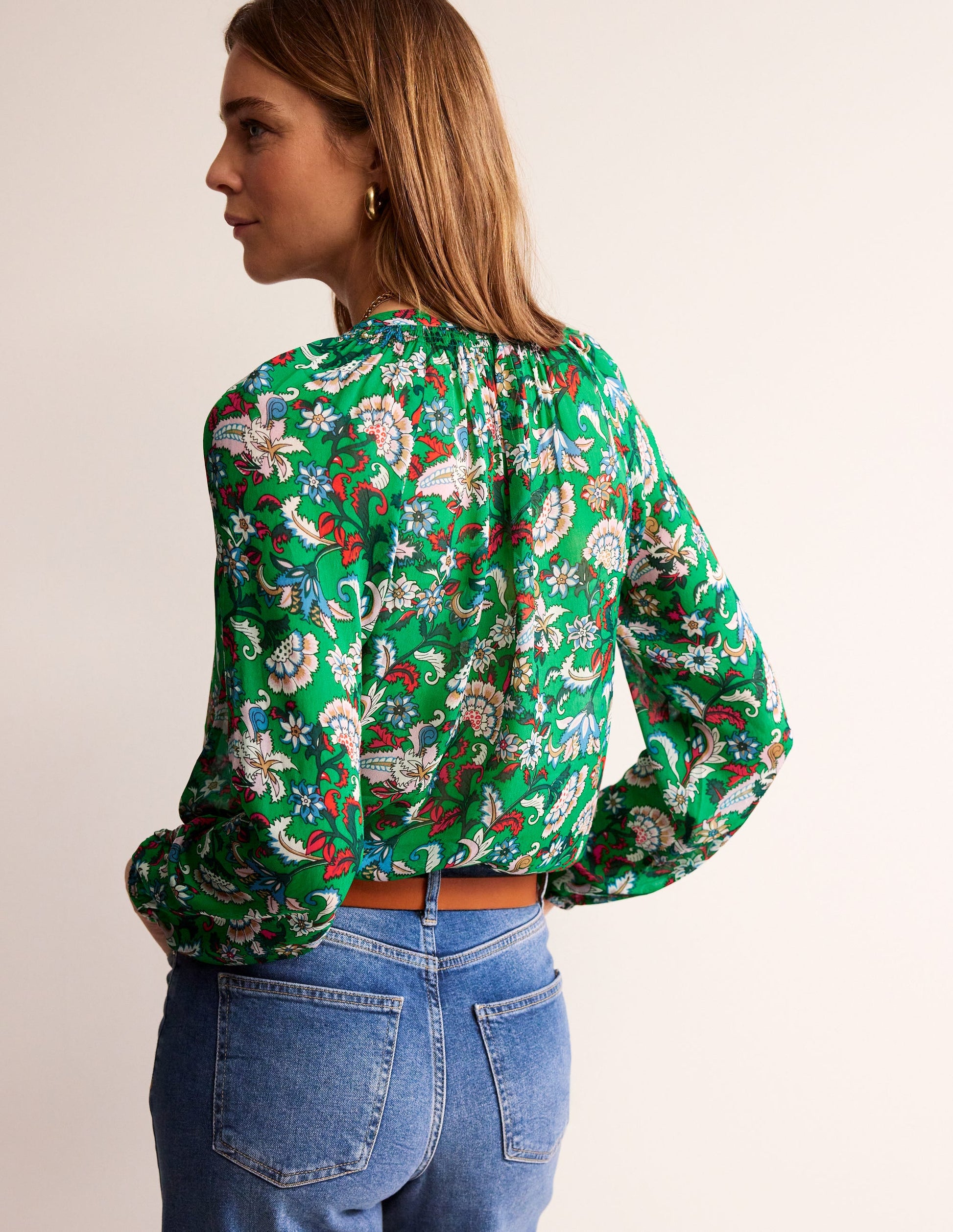 Grace Top-Green, Botanical Bunch-3