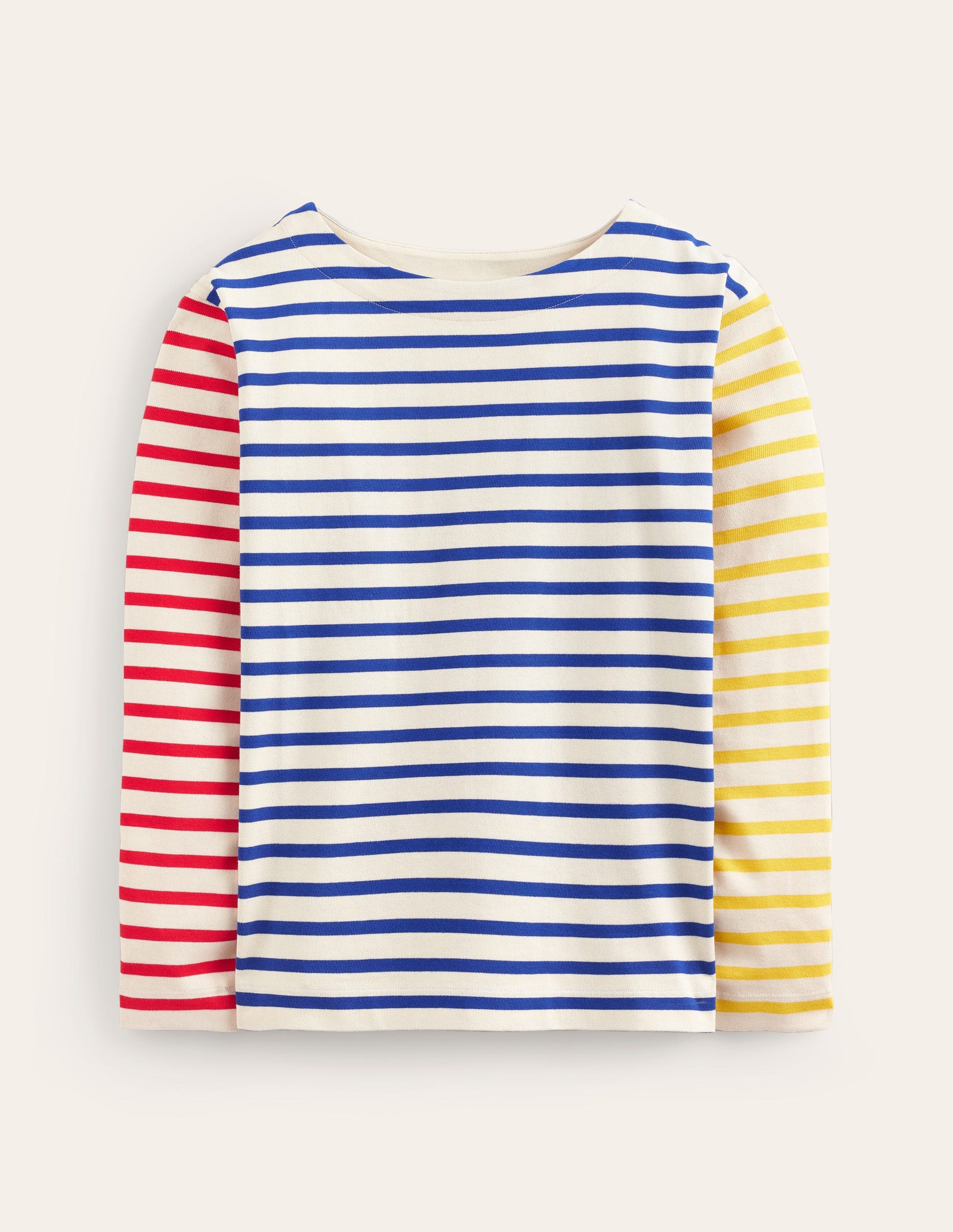Sophie Hotch Potch Breton Top-Ivory, Multi Hotch Stripe-5