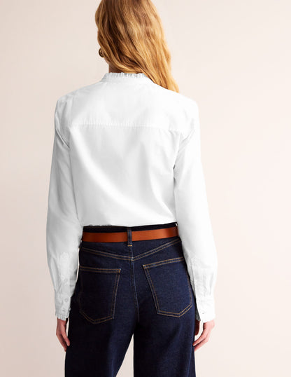 Phoebe Cotton Shirt-White