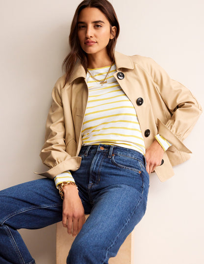 Arabella Stripe T-Shirt-Passion Fruit-4