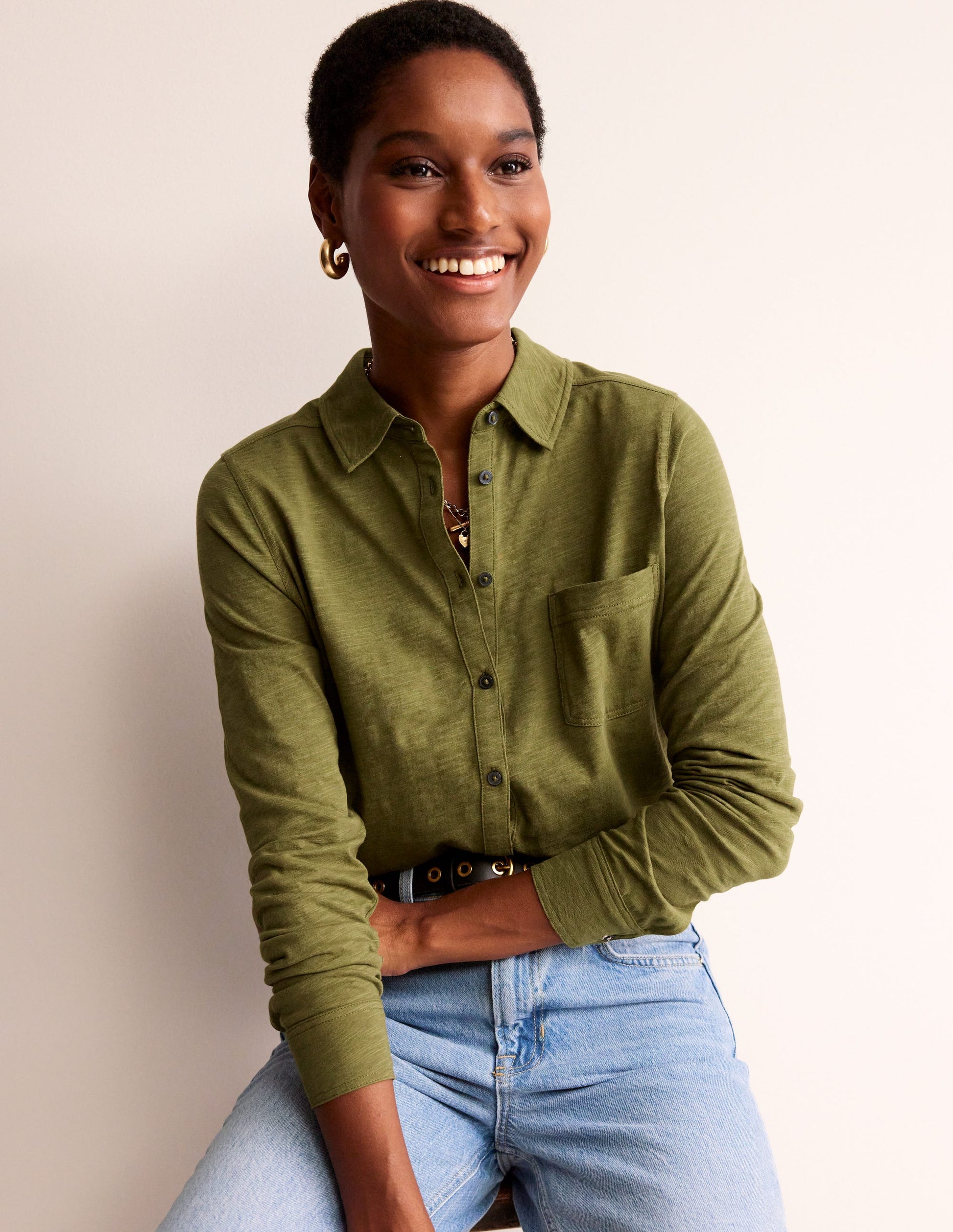 Amelia Jersey Shirt-Mayfly-4