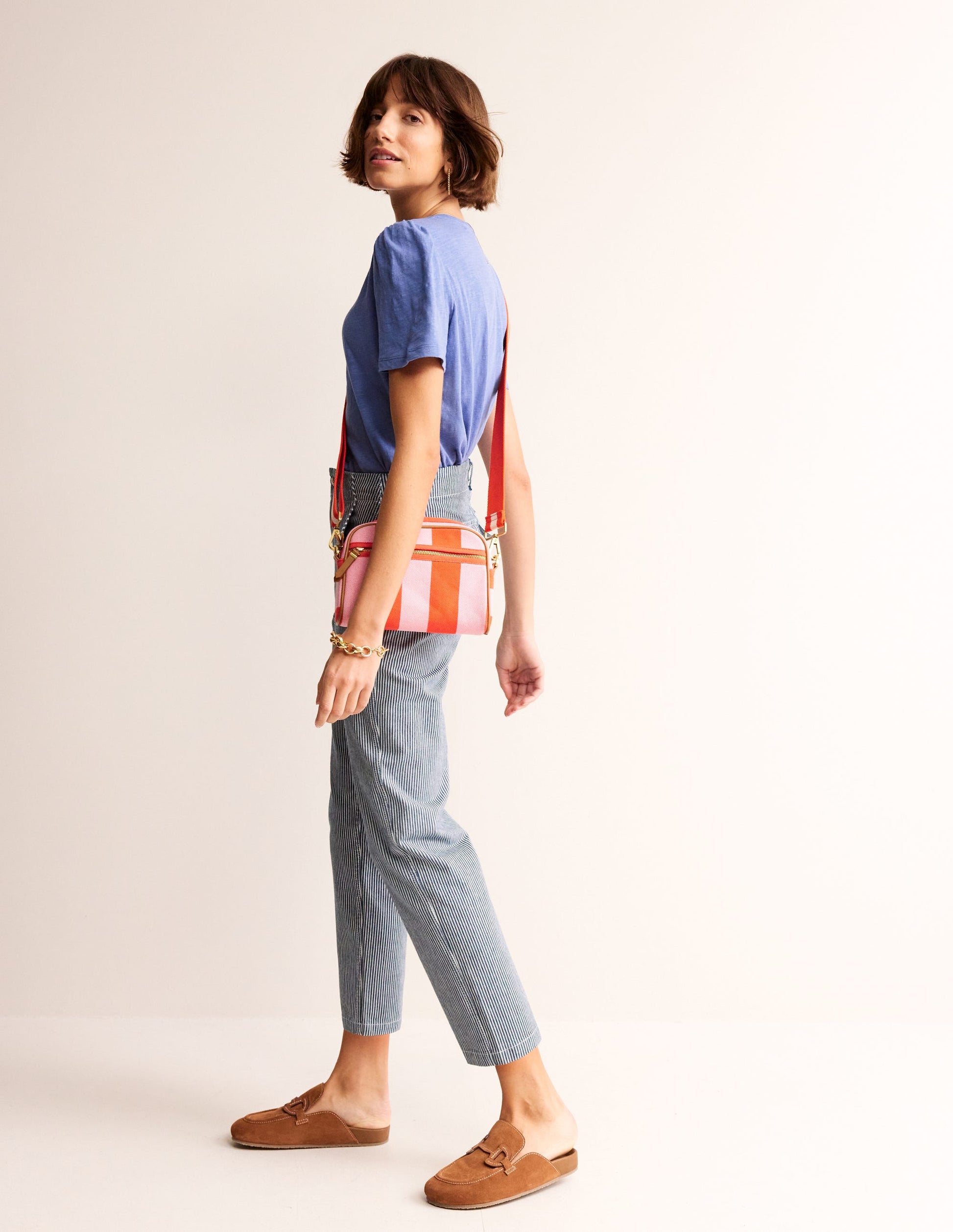 Cotton Puff Sleeve T-Shirt-Ebb and Flow-4