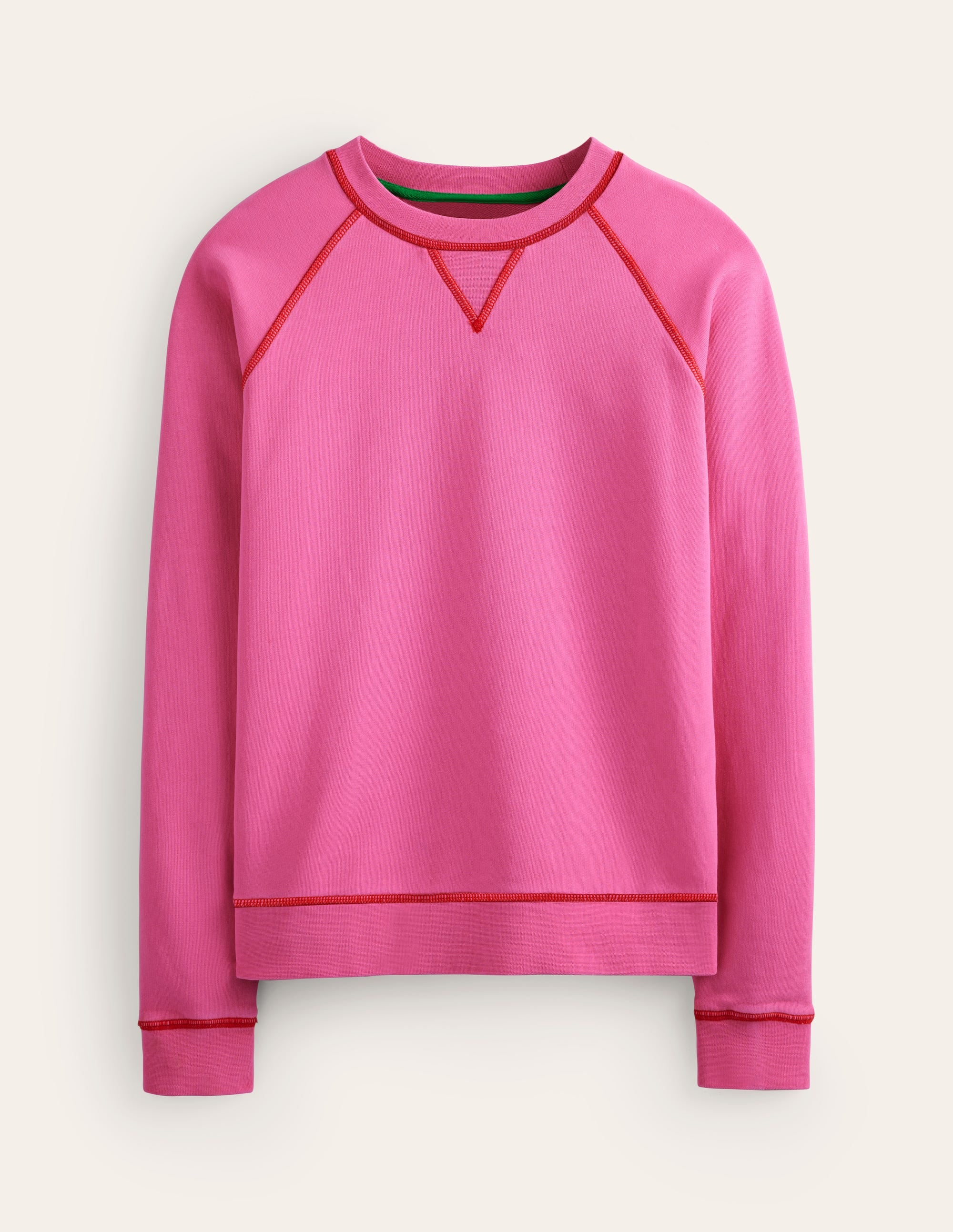 Washed Raglan Sweatshirt-Sangria Sunset - Image 6
