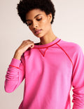 Washed Raglan Sweatshirt-Sangria Sunset