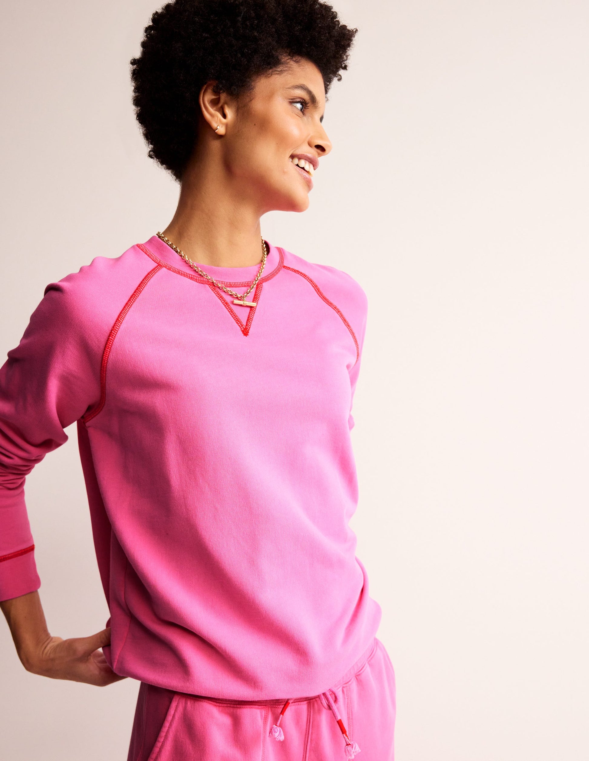 Washed Raglan Sweatshirt-Sangria Sunset-2