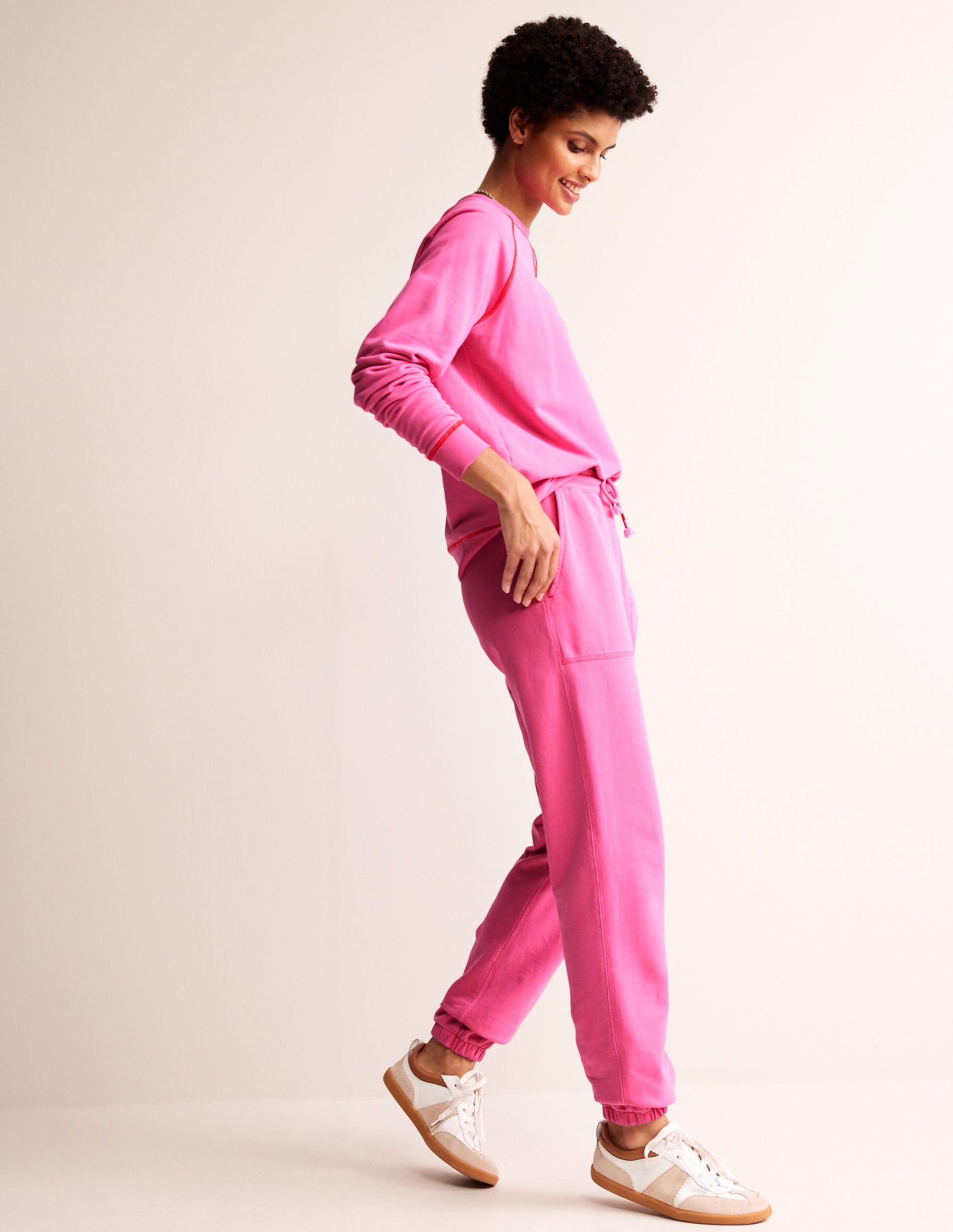 Washed Raglan Sweatshirt-Sangria Sunset-4
