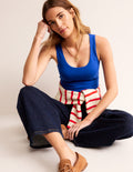 Double Layer Scoop Neck Vest-Surf the Web