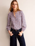 Marina Jersey Shirt-Multi, Trellis Bud
