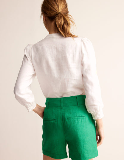 Ava Embroidered Top-White-3