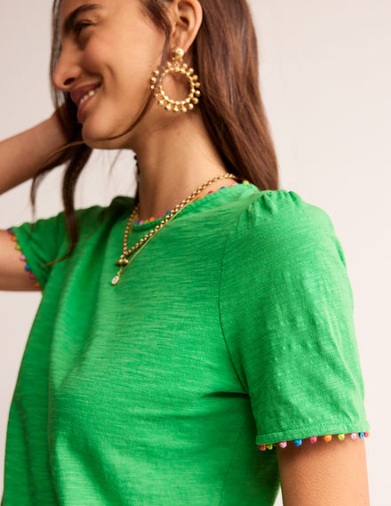 Ali Jersey T-Shirt-Kelly Green