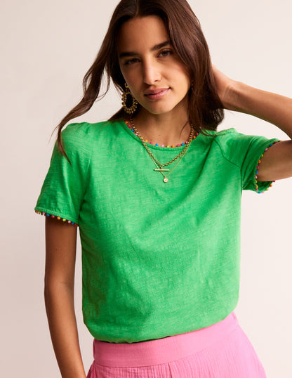 Ali Jersey T-Shirt-Kelly Green-4