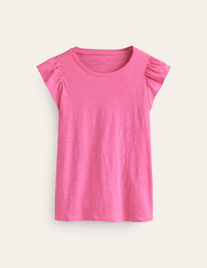 Cotton Flutter Top-Sangria Sunset-5