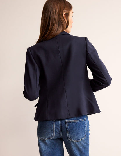 Canonbury Ponte Blazer-Navy-3