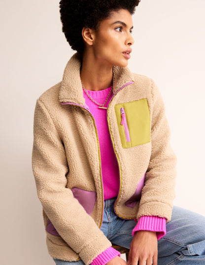 Borg Fleece-Mulberry, Antique Moss-1