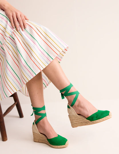 Cassie Espadrille Wedge-Sapling Green-1