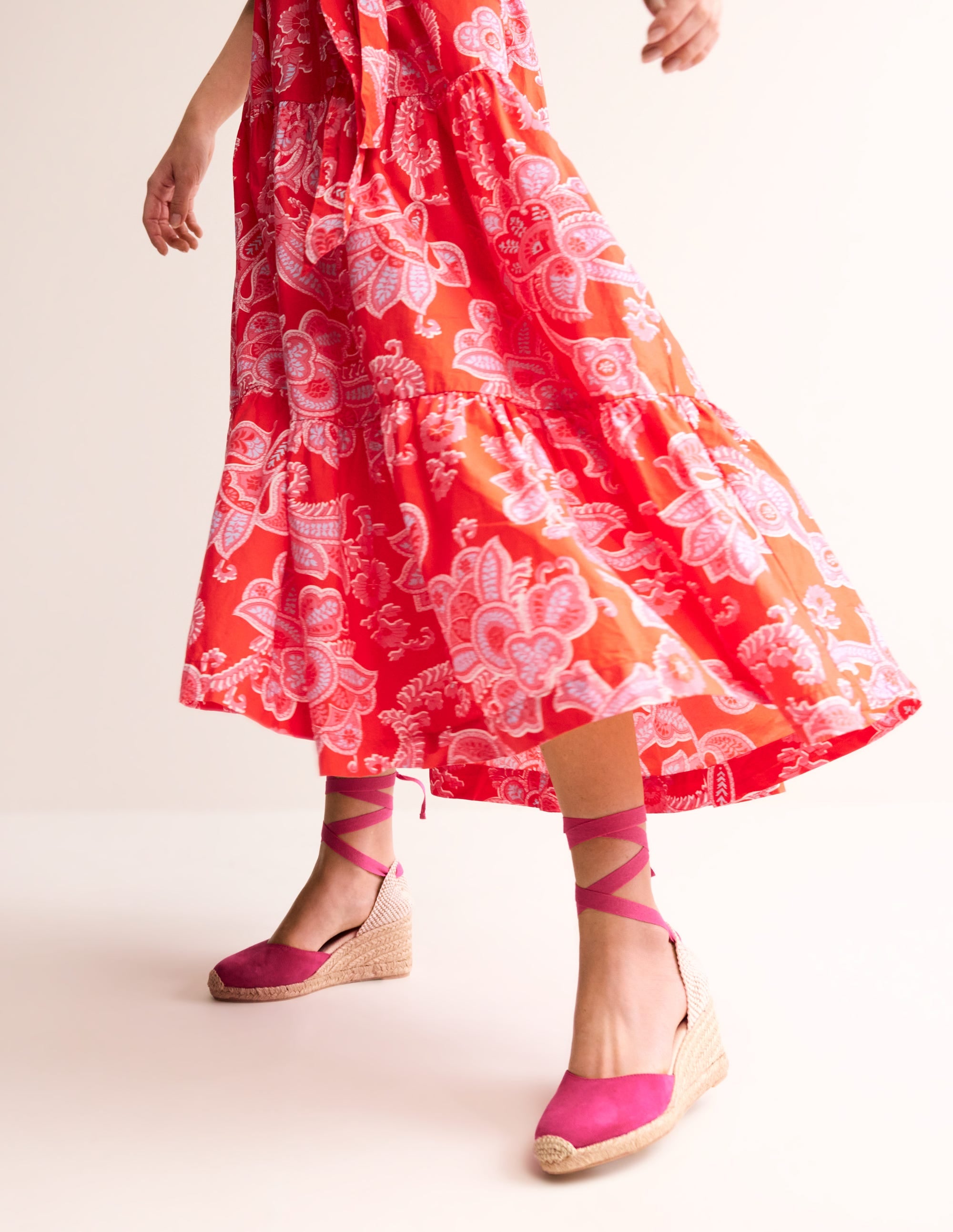 Cassie Espadrille Wedge-Festival Pink - Image 1
