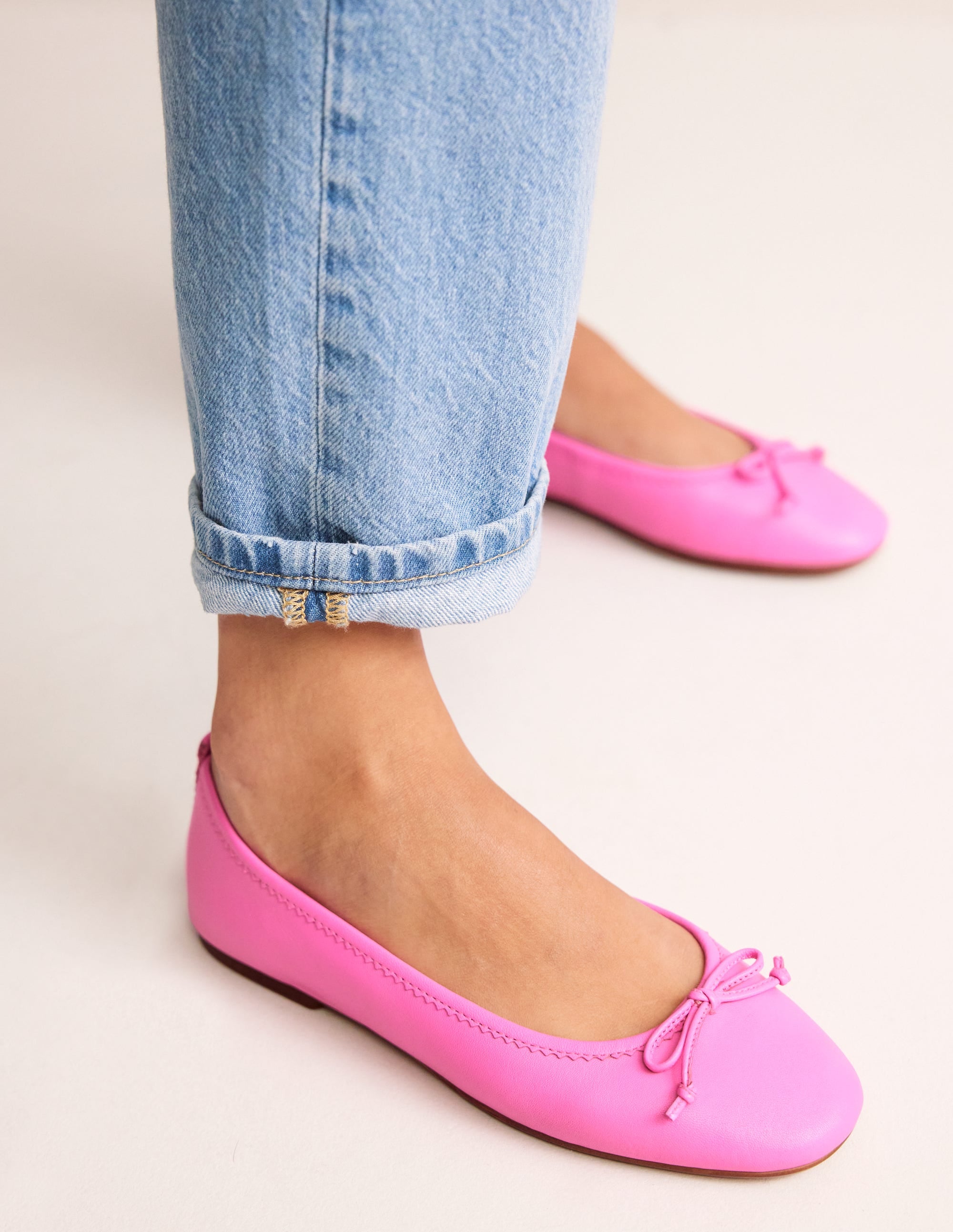 Kitty Flexi Sole Ballet Pumps-Festival Pink - Image 2