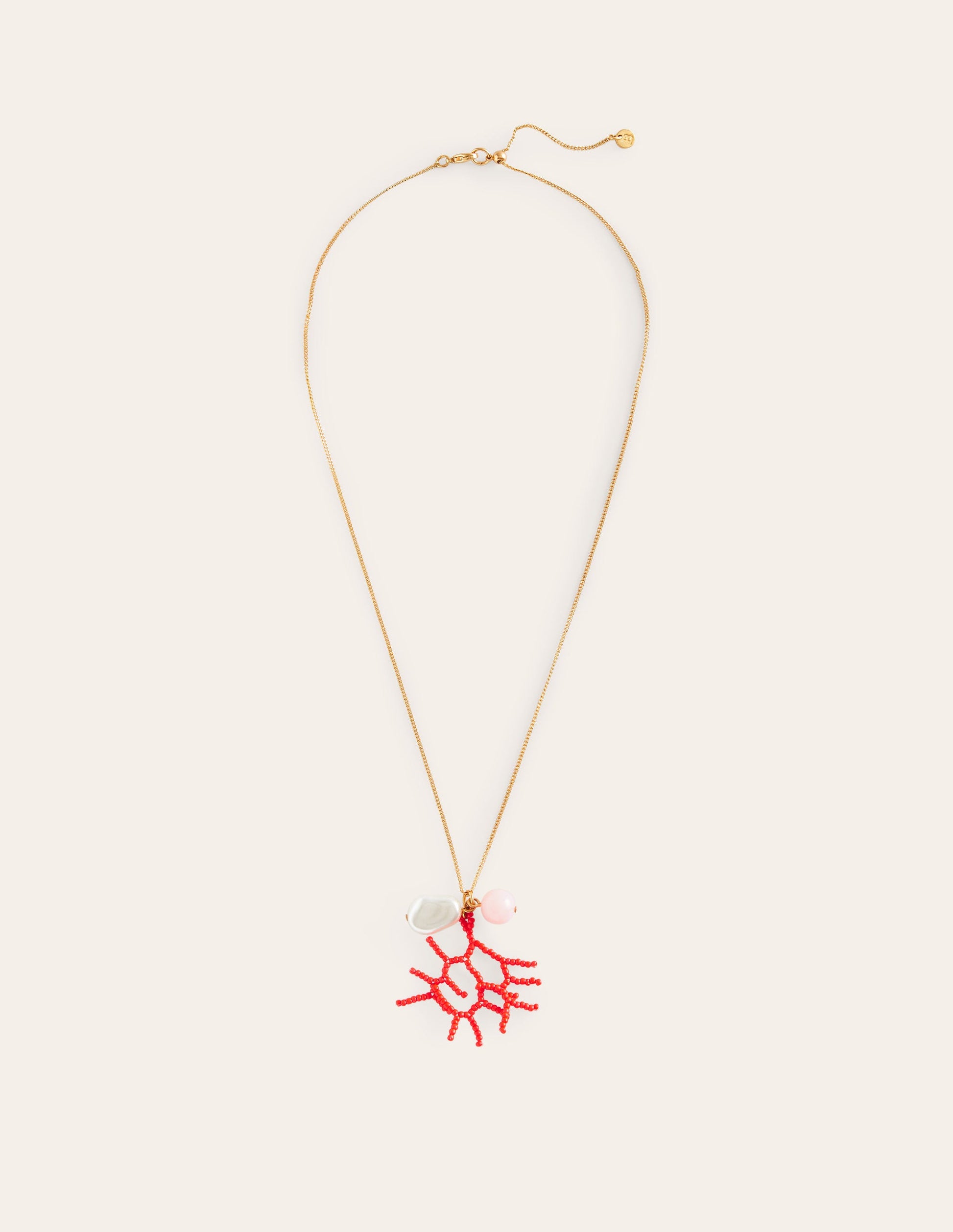 Cluster Hoop Pendant-Pink-2