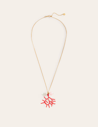 Cluster Hoop Pendant-Pink-2