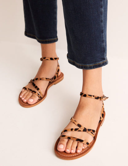 Everyday Flat Sandals-Classic Leopard