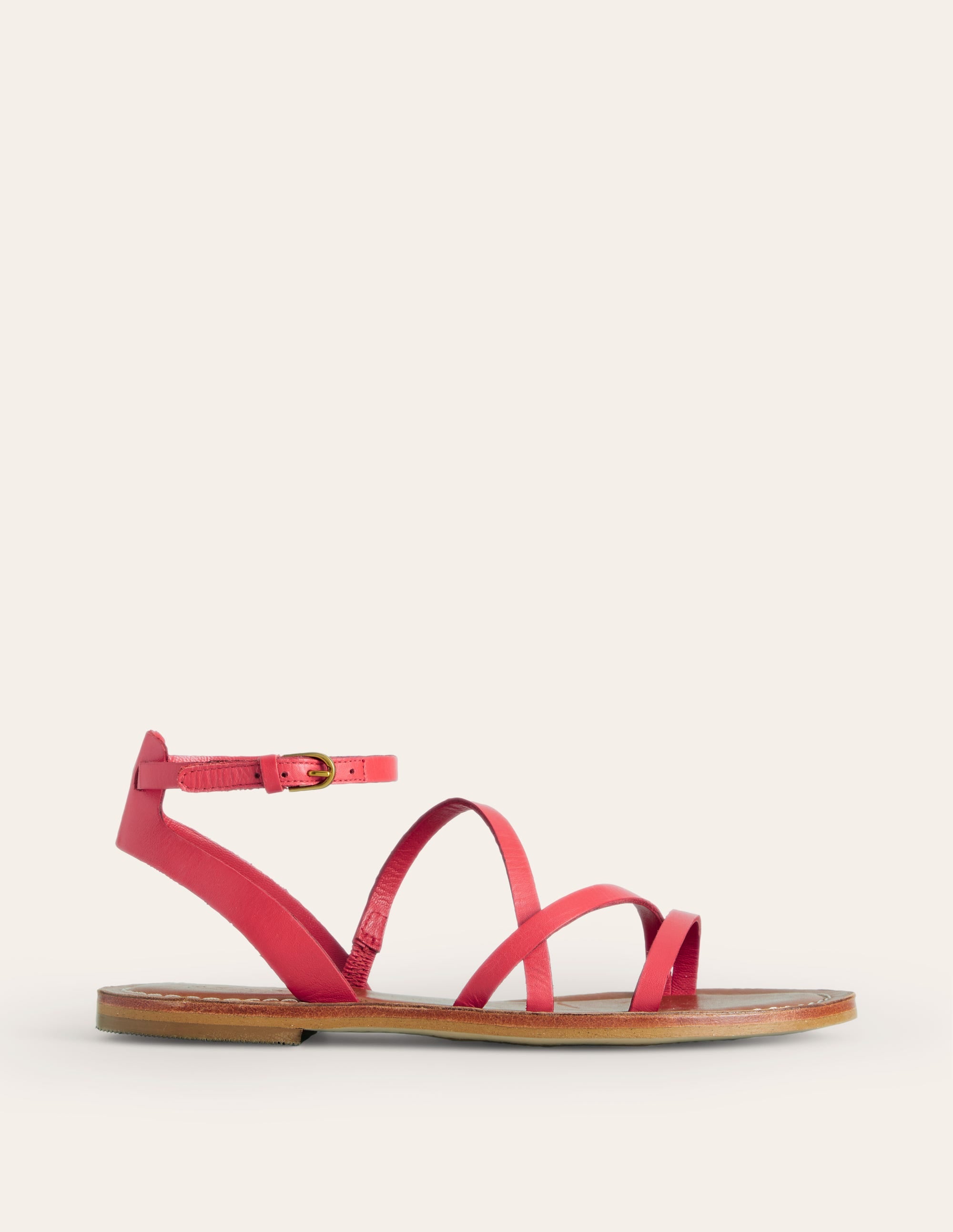 Everyday Flat Sandals-Post Box Red - Image 2