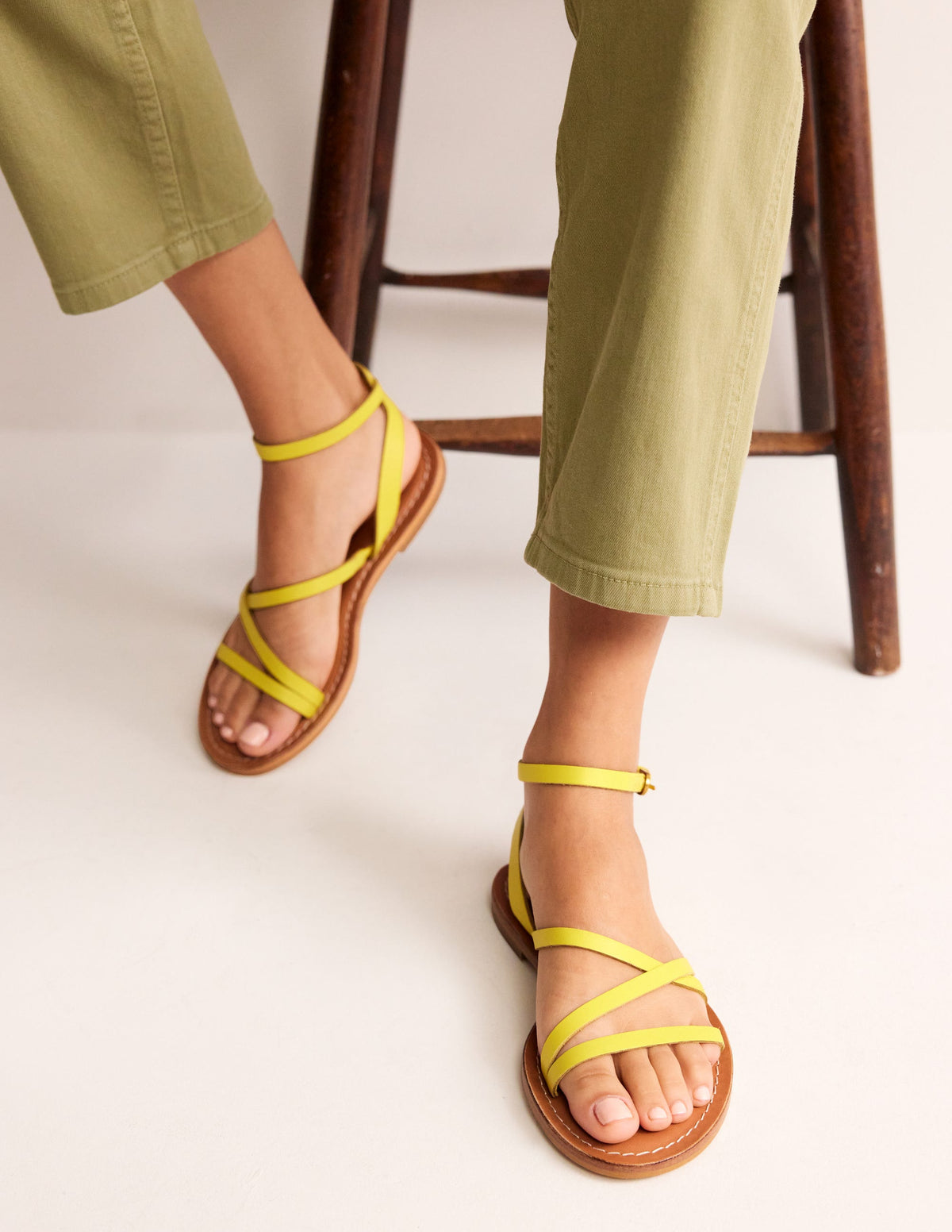 Everyday Flat Sandals-Mimosa Yellow - Image 1