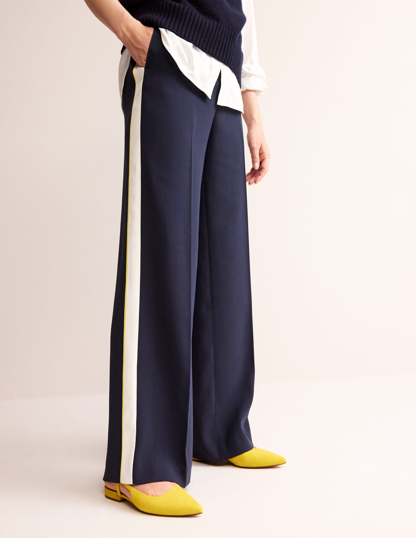 Cut Out Slingback Flat-Maximillion Yellow