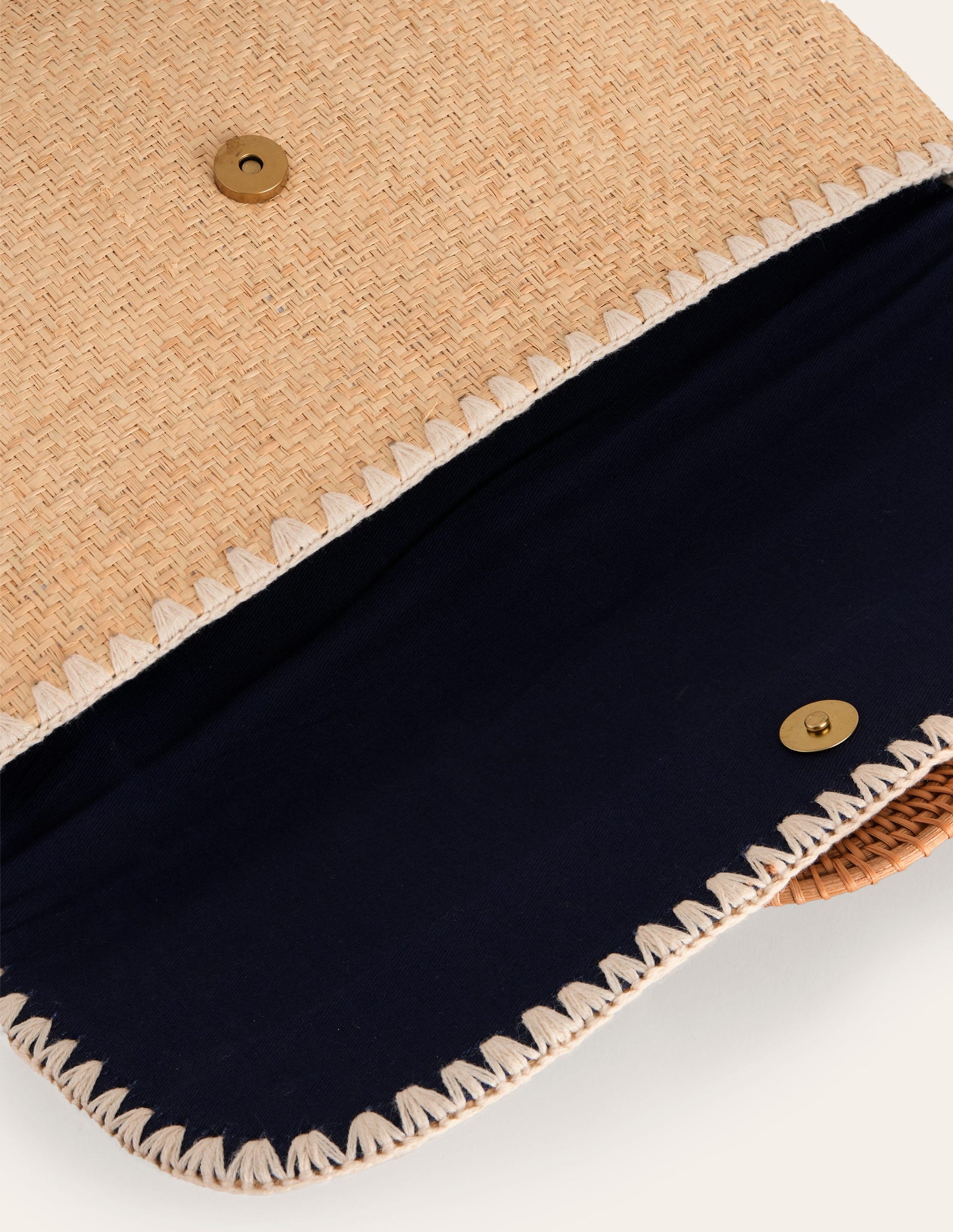 Raffia Clutch Bag-Natural-4