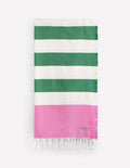 Hammam Towel-Party Pink and Green