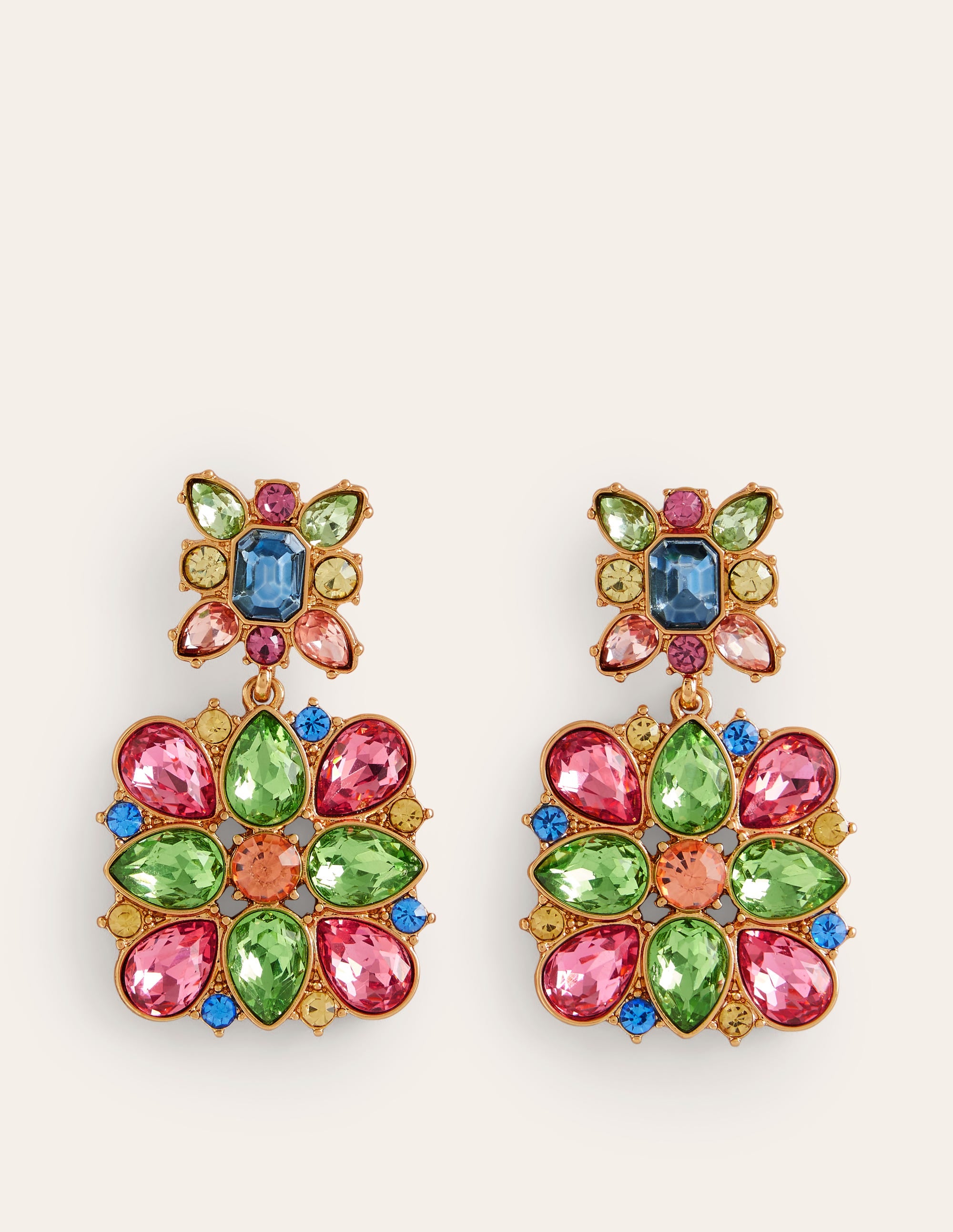 Jewel Mega Earrings-Multi - Image 1