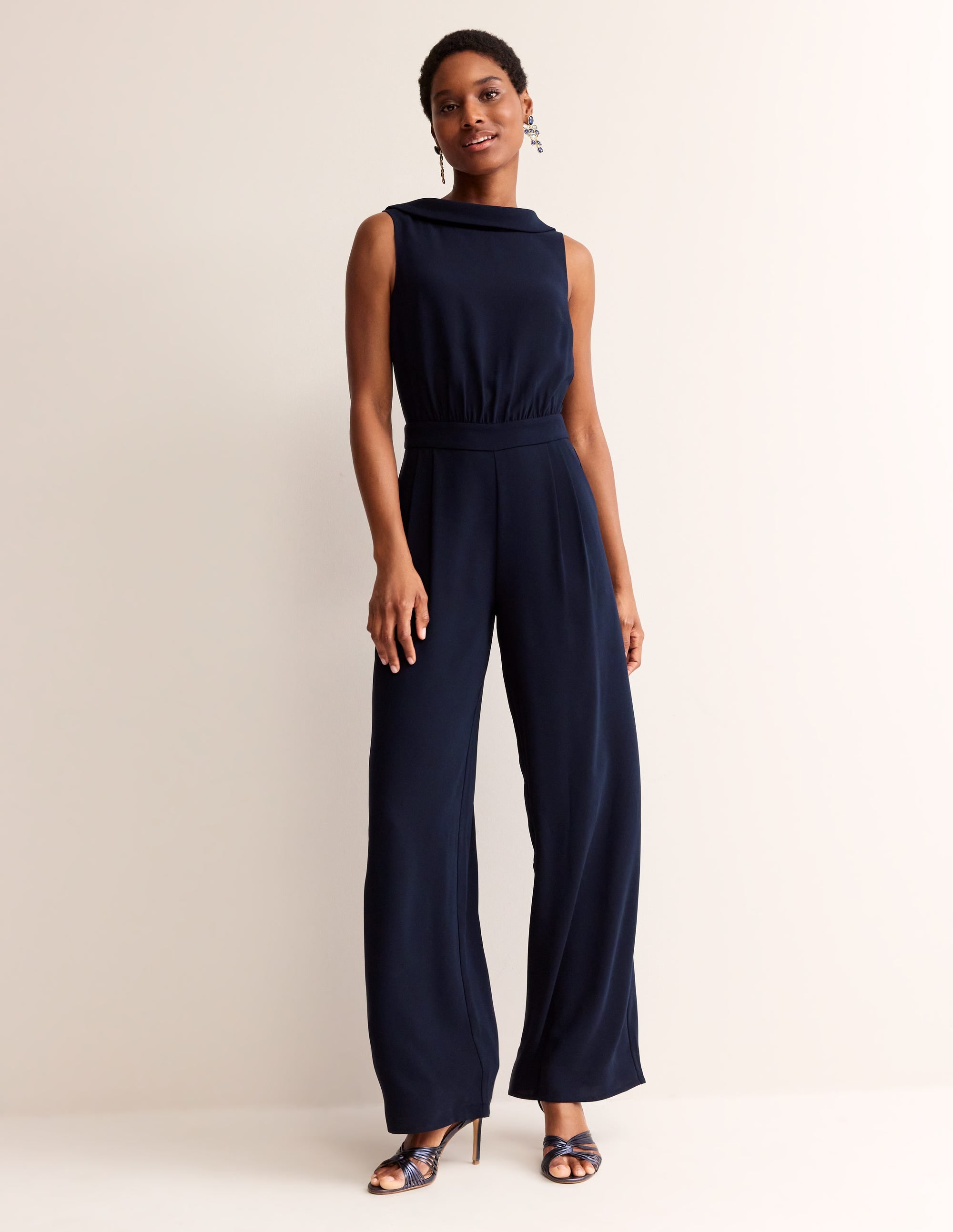 Clarissa Jumpsuit-Navy - Image 1