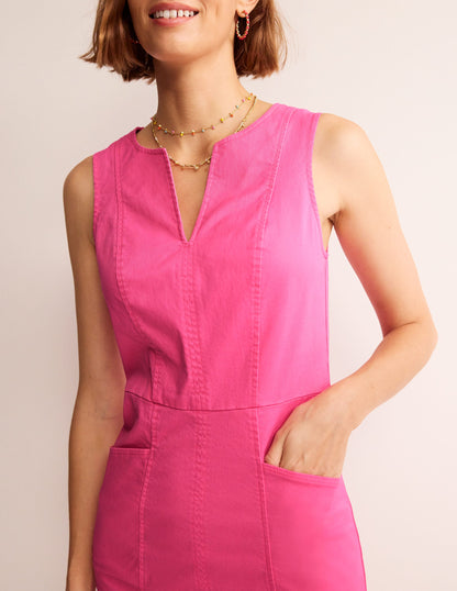 Helena Chino Short Dress-Sangria Sunset-2