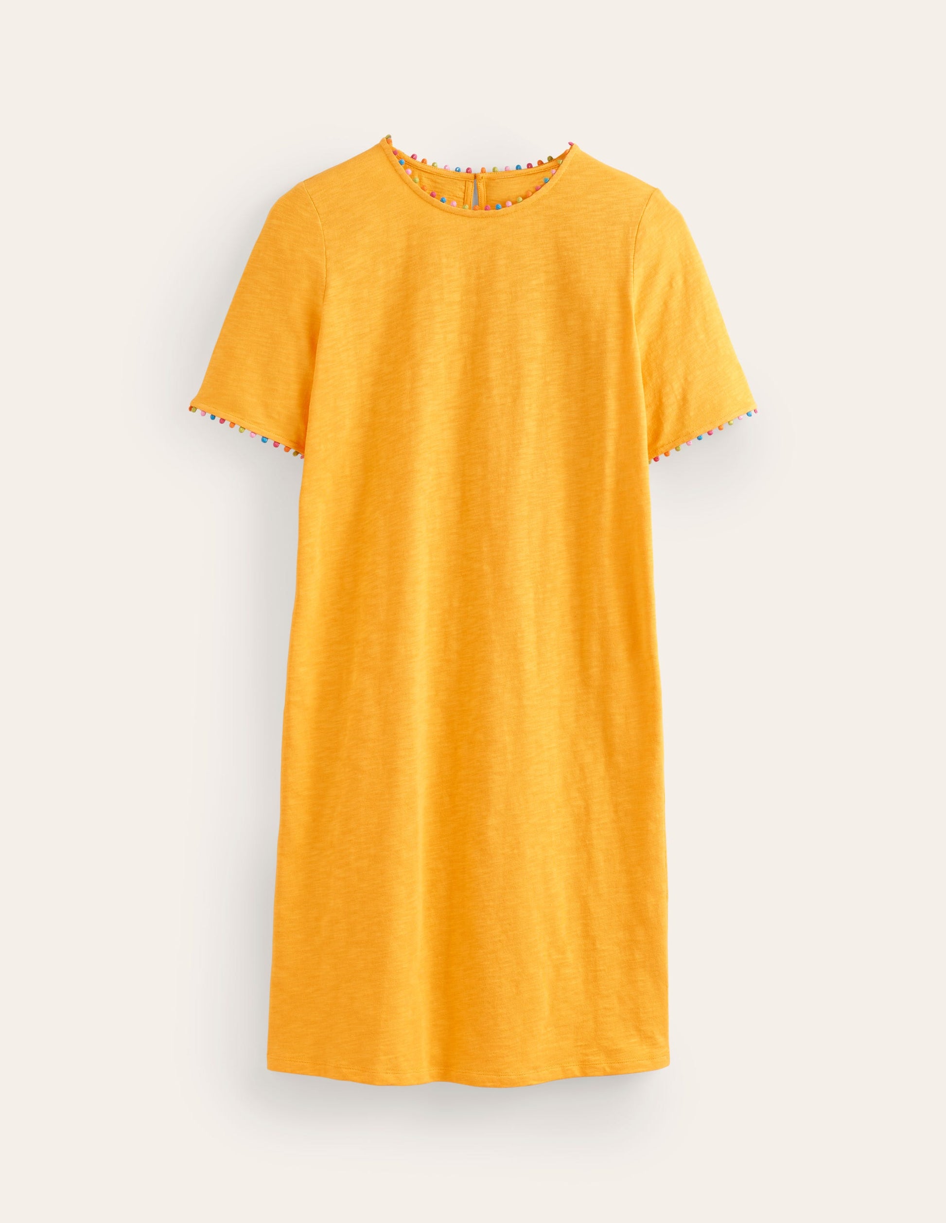 Ali Pom Sleeve Dress-Artisan's Gold-5