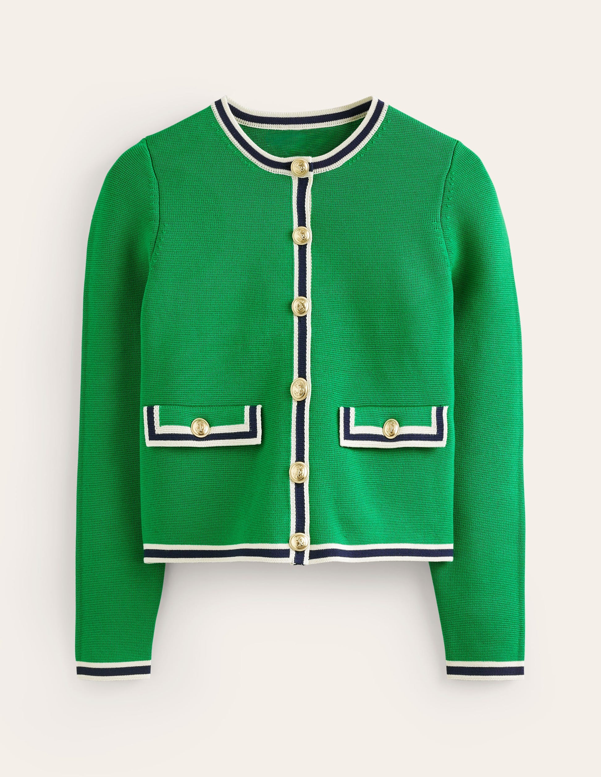 Holly Knitted Jacket-Rich Emerald Green-5
