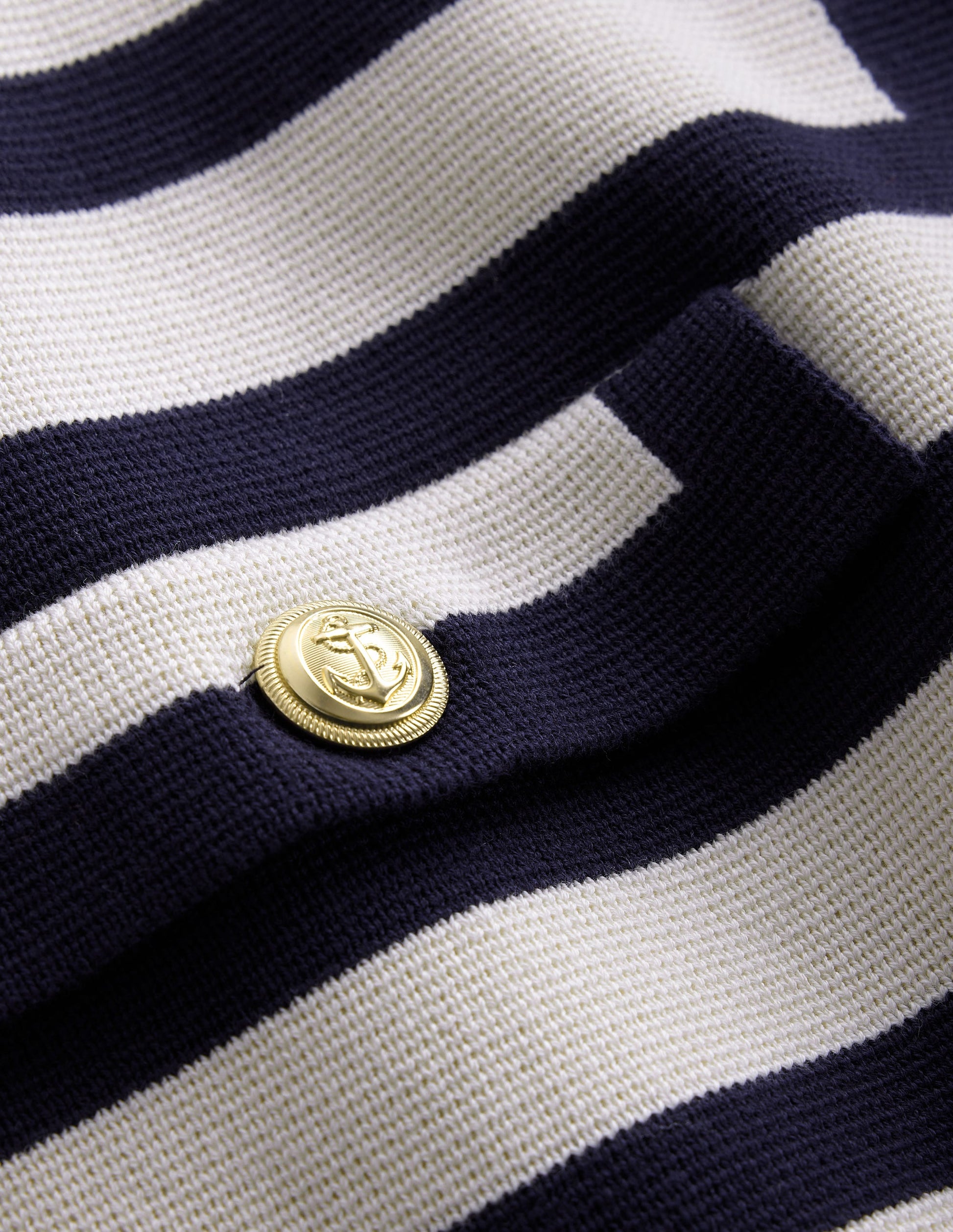 Holly Knitted Jacket-Warm Ivory/ Navy-7