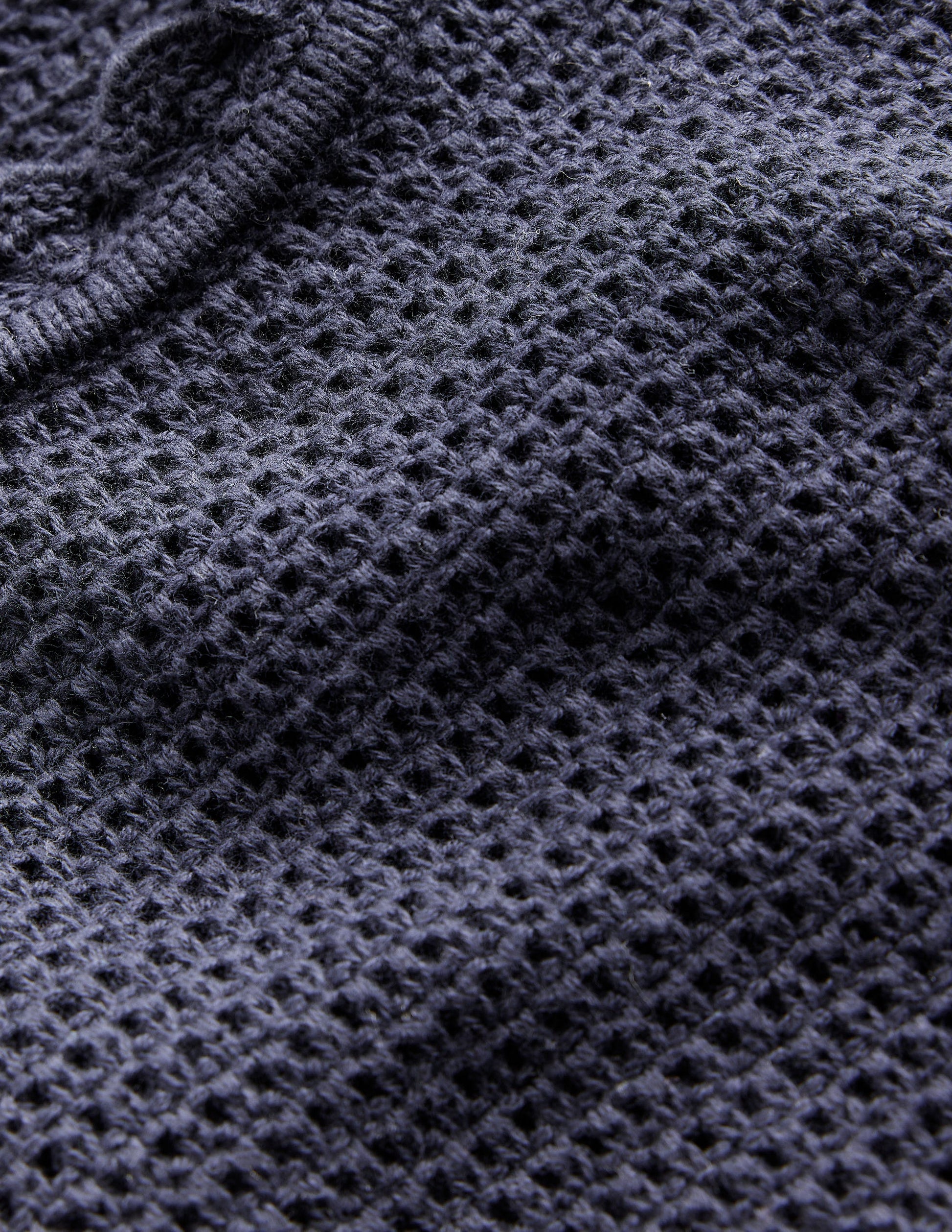 Textured Scallop Tank-Navy-6