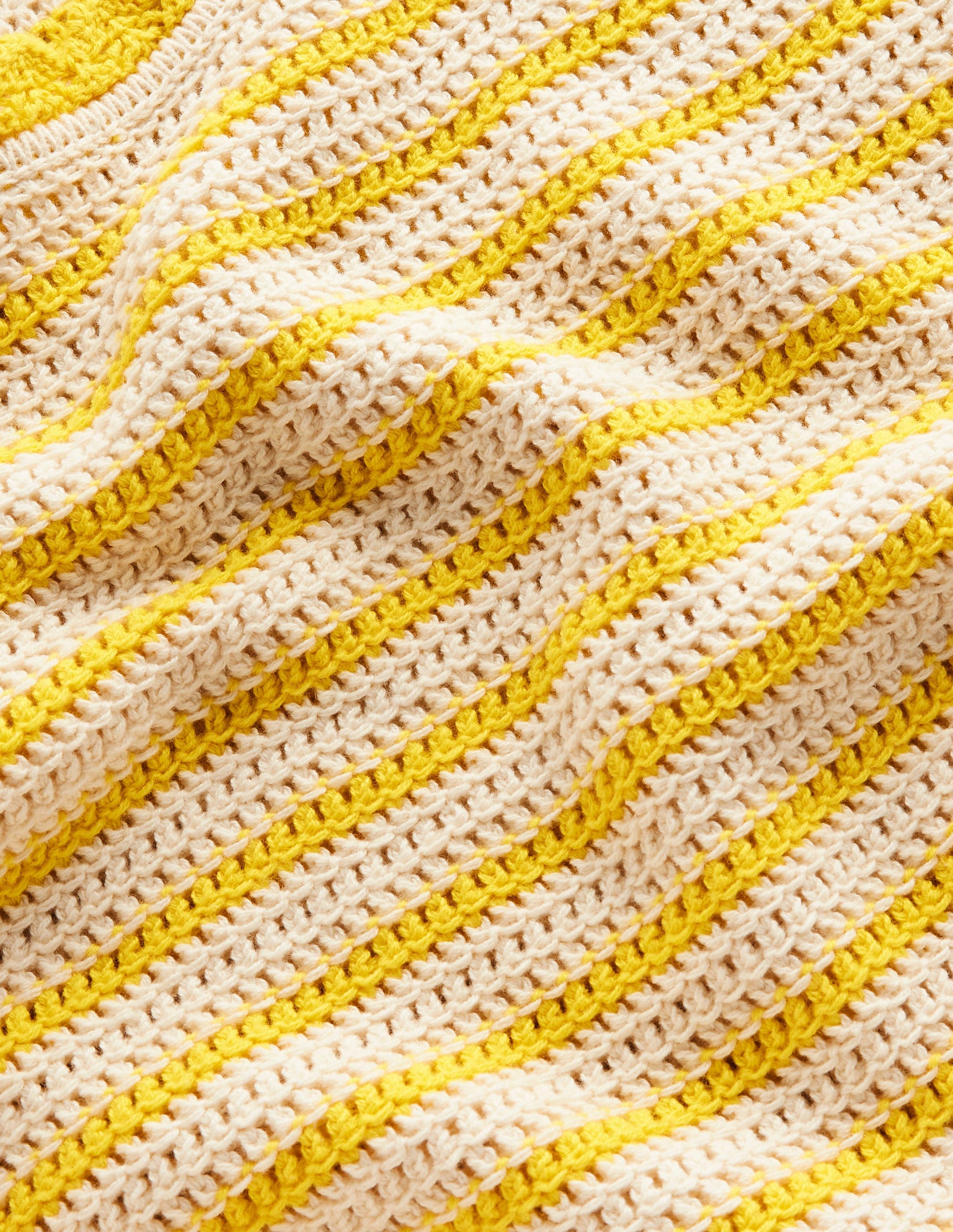 Textured Scallop Tank-Ivory/ Mimosa Yellow-7