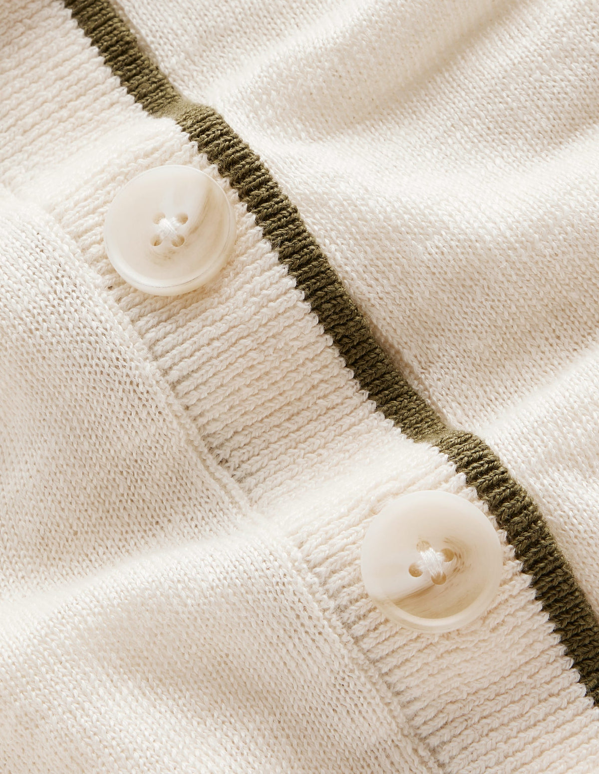 Maggie V-Neck Linen Cardigan-Warm Ivory-6