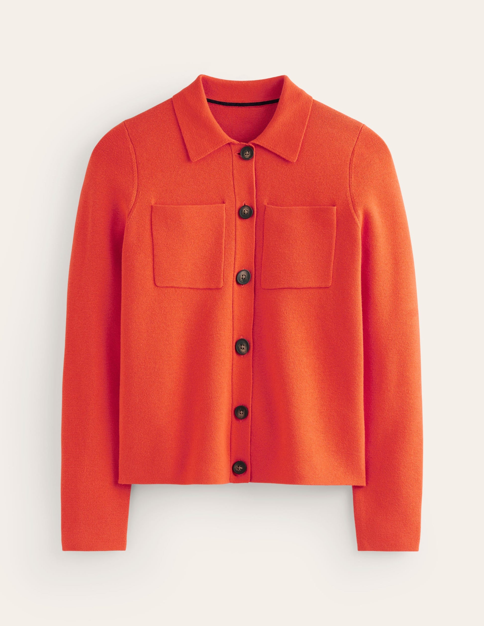 Astrid Knitted Shirt-Gladioli Orange-5