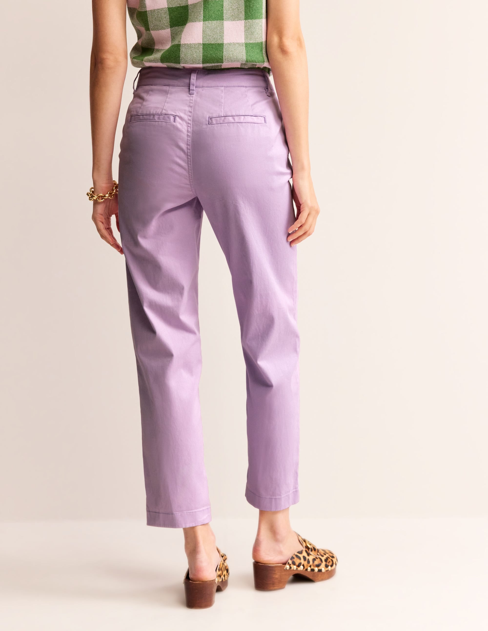 Barnsbury Chino Trousers-Orchid Bloom - Image 3