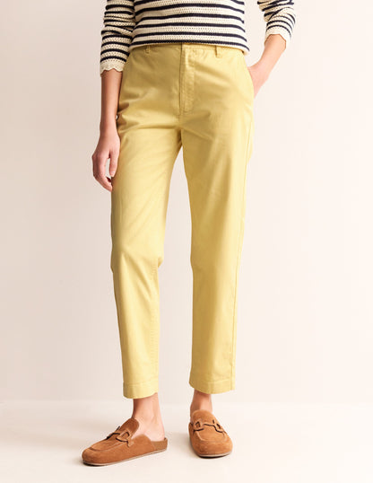 Barnsbury Chino Trousers-Dusky Citron