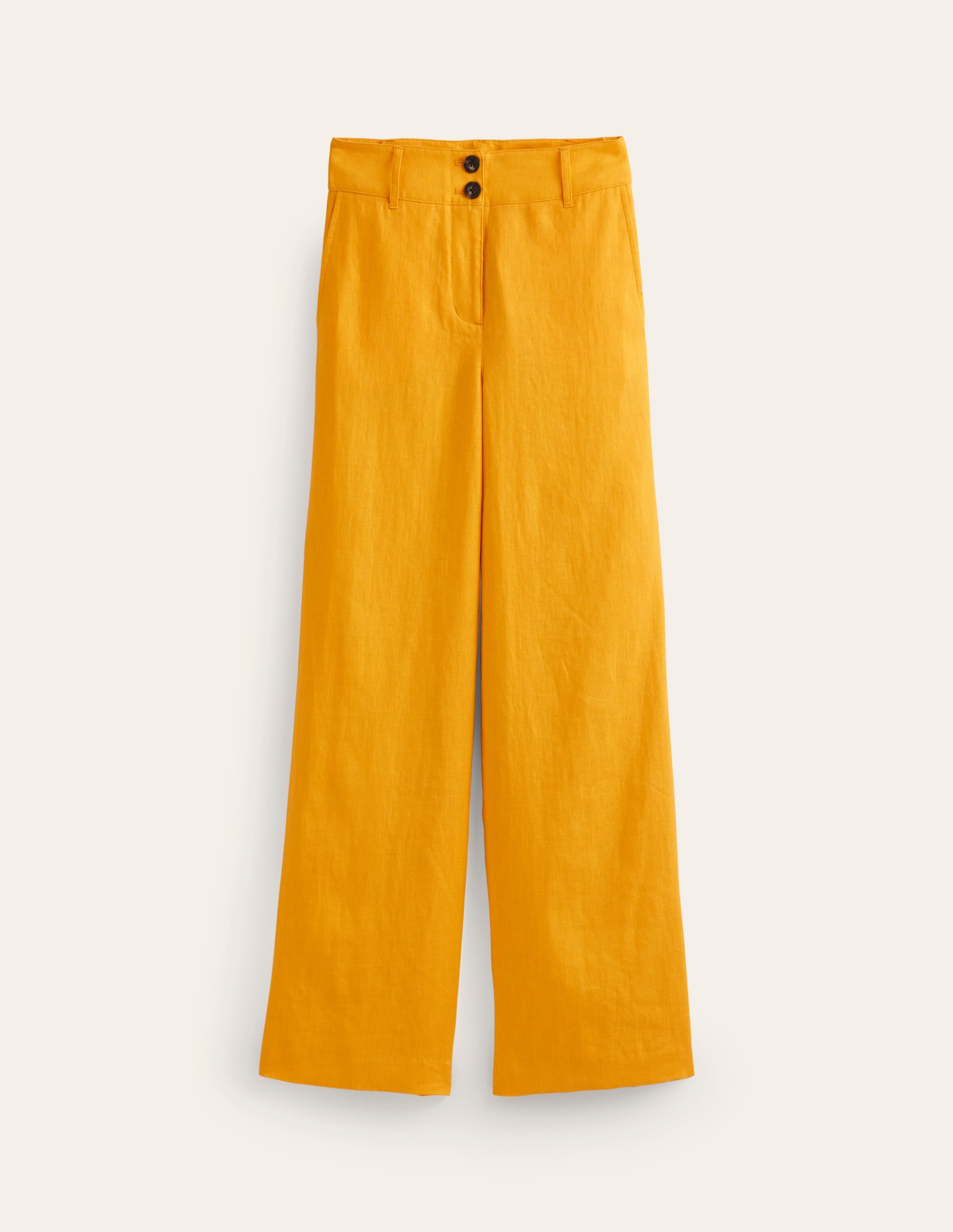 Westbourne Linen Trousers-Artisan Gold - Image 6