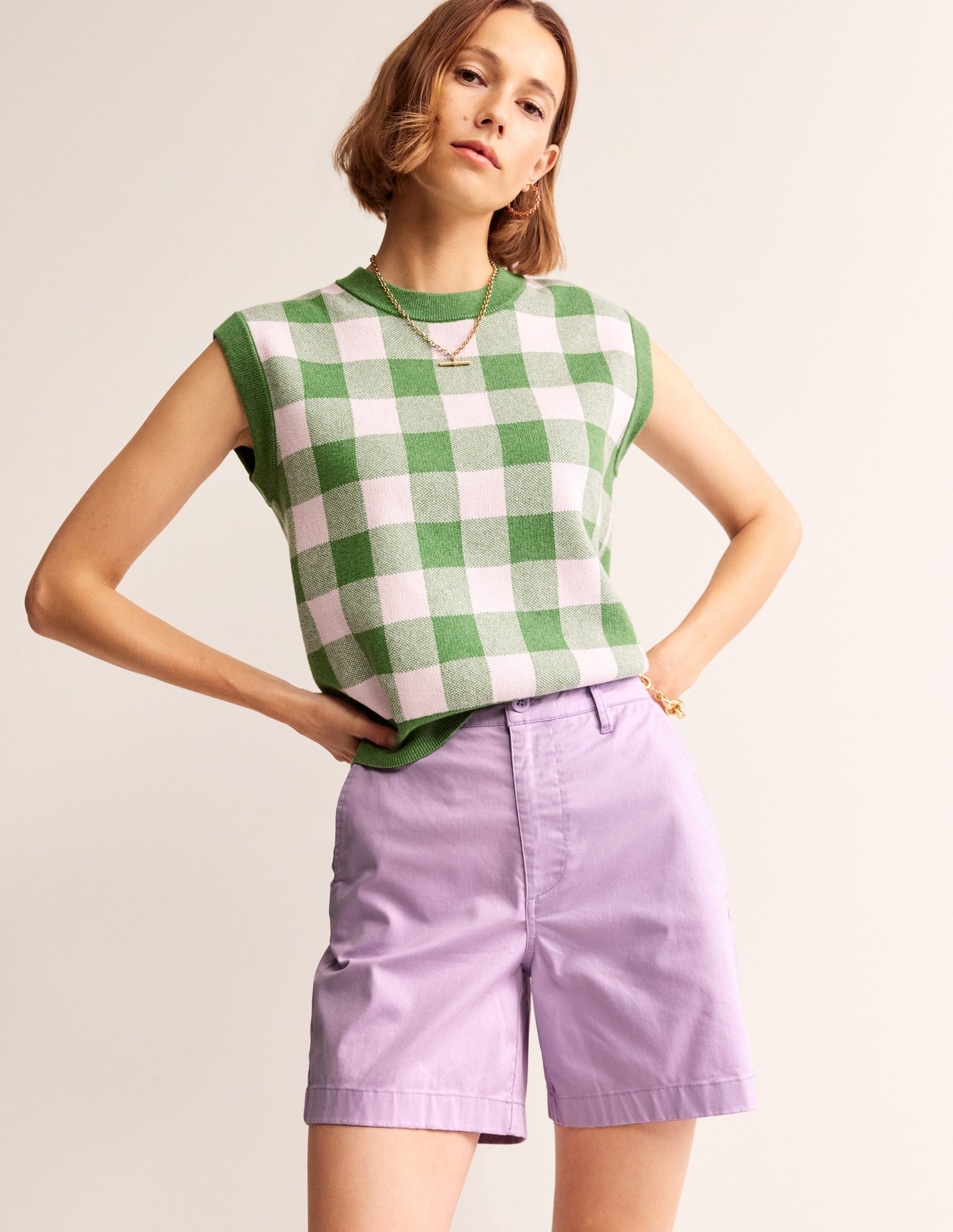 Barnsbury Chino Short-Orchid Bloom-1