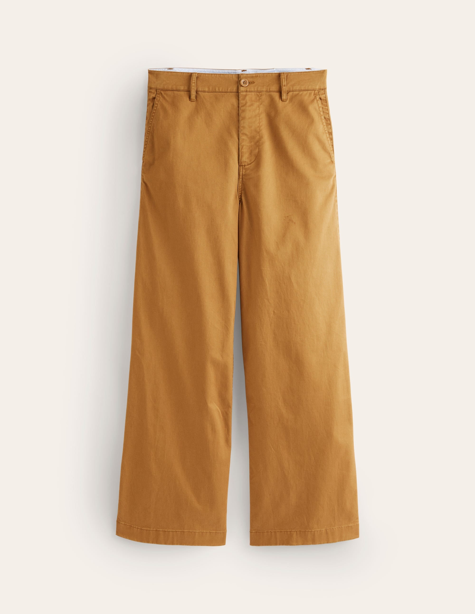 BARNSBURY WIDE LEG CHINO-Bronze Brown - Image 6