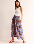 Rosaline Jersey Skirt-Multi, Mosaic Bloom